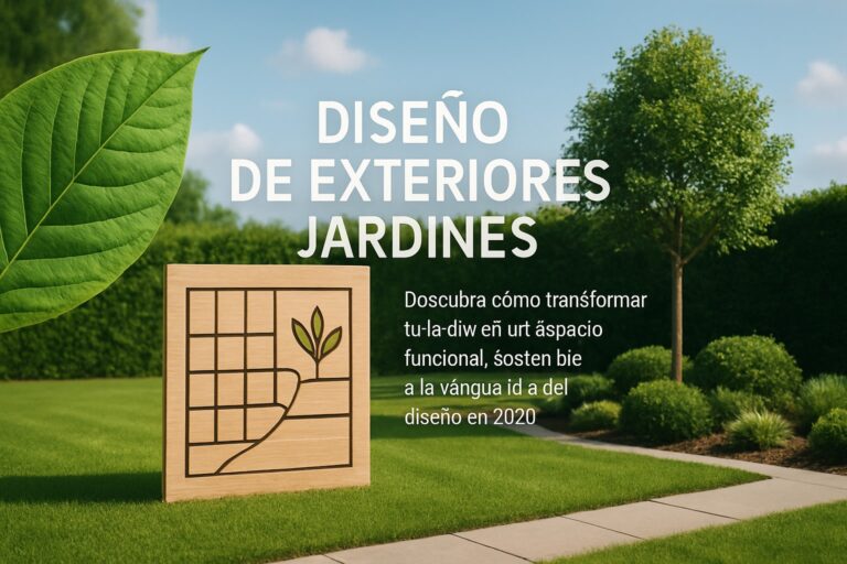 Guía Esencial de Diseño de Exteriores Jardines 2026