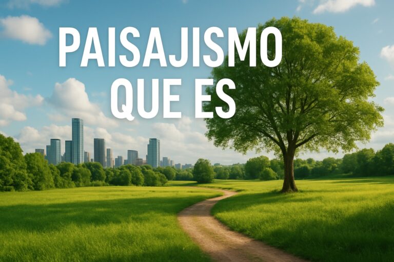 Paisajismo Que Es: Guía Completa y Actualizada 2026